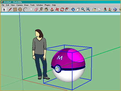 Get a ball from SketchUp for use in Miku Miku Dance 7.39