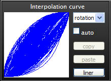 A new-downloaded motion file will show you all of its intrpolation curves.