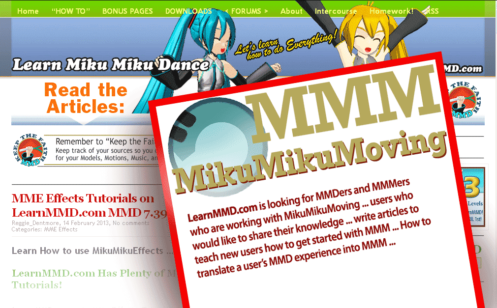 Visit LearnMMD.com for MMD 7.39 MikuMikuDance instructions and titorials!