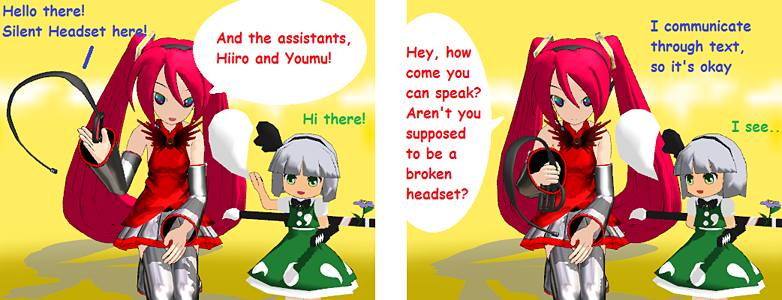 "Silent Headset" shows you step-by-step instructions for making your own PMD Model for MMD!