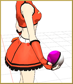 Create a direct-x accessory model in SketchUp for use in MikuMikuDance 7.39