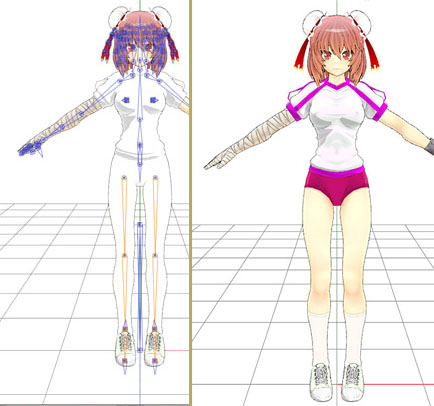 You can fix missing textures in your downloaded MMD models using PMDE.