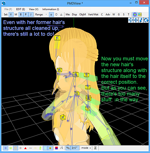 How her current PB&J looks like at the moment - Using a Placeholder .x Model image on LearnMMD.com