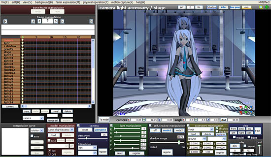 The sample.pmm Sample Dance will show what MikuMikuDance MMD can do!