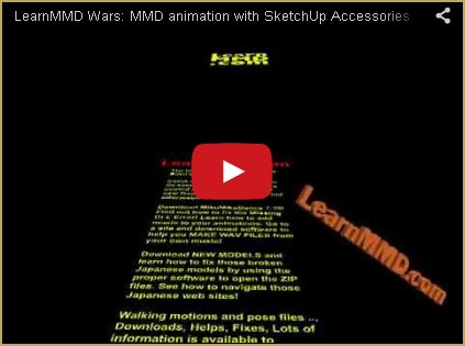 Google SketchUp and MMD - Learn MikuMikuDance - MMD Tutorials - Free 3D  Animation Software