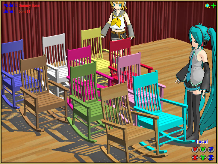 Download Reggie's collection of Rocking Chair Accessory for MMD7.39