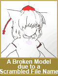 Broken models, white models are often caused by scrambled file names.