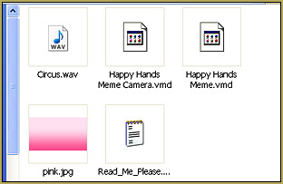Here's what's inside your Happy Hands meme folder. LearnMMD.com MMD
