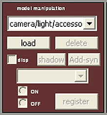 Be sure Camer/light/accessory is showing as you Load Camera VMD files from FILE/LOAD MOTION DATA in MMD