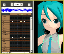 Mouthing words requires sudden motions without drifting in MikuMikudance 7.39