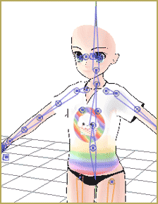 Creating a new model using Piron's base and a great new T-shirt! MMD 7.39 PMDE