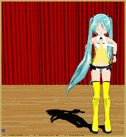 Resetting you computer to Japanese Locale allows perfect Japanese downloads. Japanese model "Lat Miku Yellow EDIT VER.pmd" dances a bit of the MMD Sample Dance on the LearnMMD Stage from the Downloads page.