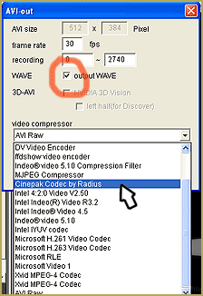 Be sure the Output Wave Box is checked, select Cenipak Codec by Radius. Render to AVI in MikuMikuDance 7.39