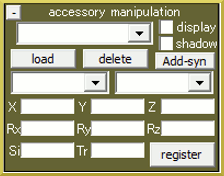 The Accessory Manipulation Panel (AMP)