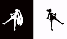 Use the Silhouette Effect to create White Silhouettes!