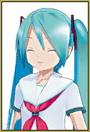 Lat Miku in Sailor Suit ... LAT models need special care when you apply shaders in your MikuMikuDance picture.