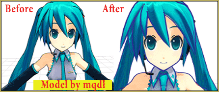 You can change the edge line color to enhance the look of your models!   MikuMikuDance on learnMMD.
