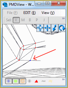 Normally you wouldn't see it, but the network clearly shows where this dot belongs to