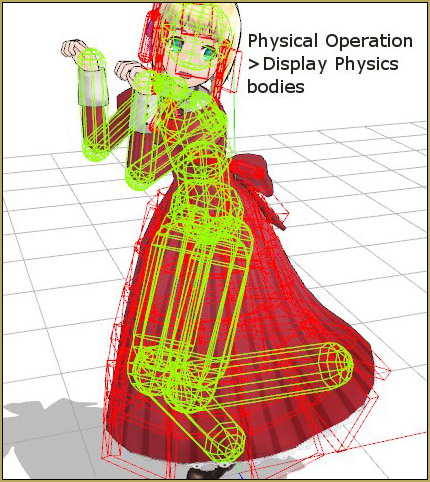 Adjusting the Physical Operation Tab settings in MMD 9.10