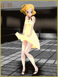 How to tame unruly skirts: fix fluttering parts in MMD 9.xx+