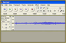 I use Audacity audio editing software ... a free download from the LearnMMD Downloads page.