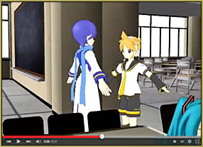 I call this my Blocking Test as I work out the camerawork for my MMD video.