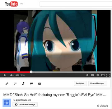 See my She's So Hot!" Reggie's Evil Eye video demo on YouTube.