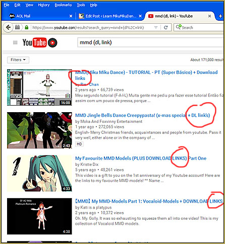 Find what you need to make MMD music videos on YouTube!