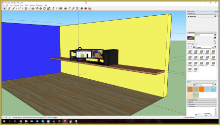 Making stages/accessories for MMD using Sketchup
