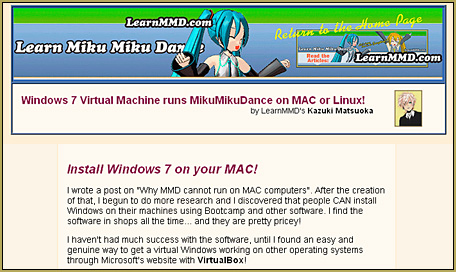 Learn how to download and install a Win 7 virtual machine to run MMD on a MAC!