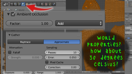 Blender Enable Ambient Occlusion