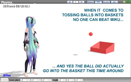 Miku does it! Have fun playing a game within MMD!