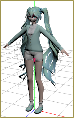 mmd skin normalmap raycast