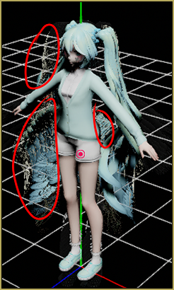 mmd hair raycast maps