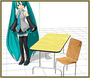 Click to Download Reggie's Cafeteria Table and Chair accessory.