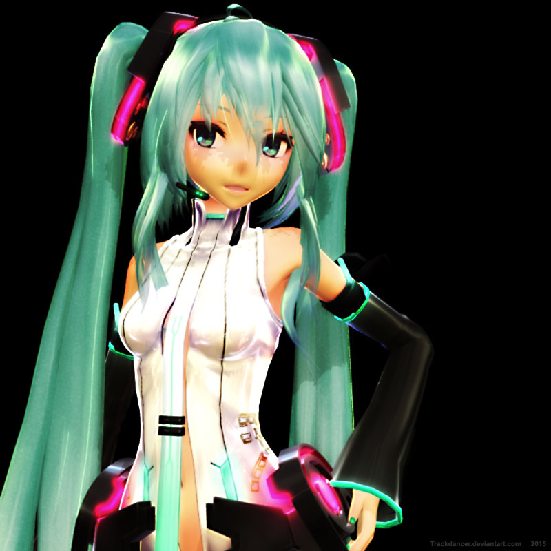When making MMD pictures, my TDA Convergence Miku-append v2 shows us that JPGs work well on the web.