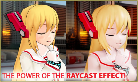 raycast lens flare mmd