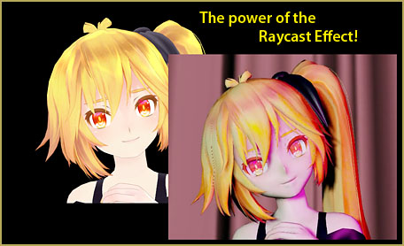 raycast turning models black mmd