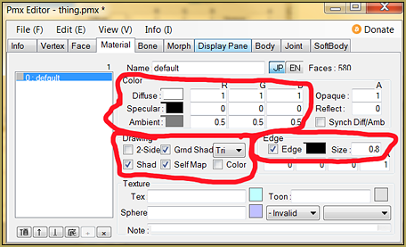 import mmd model to sizebox