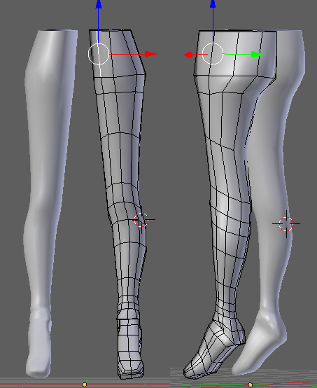 Unconnected Legs for WIP MMD Model