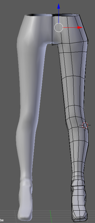 Connected Legs for WIP MMD Model