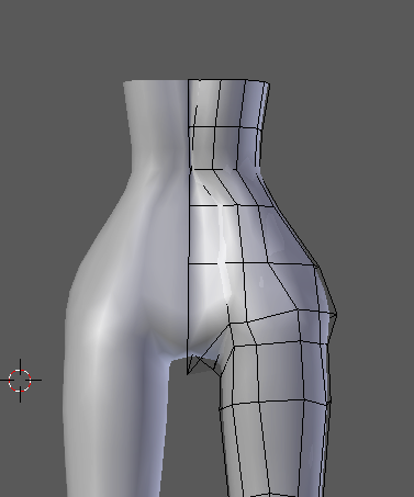 WIP MMD Model's Waist to Hip Ratio