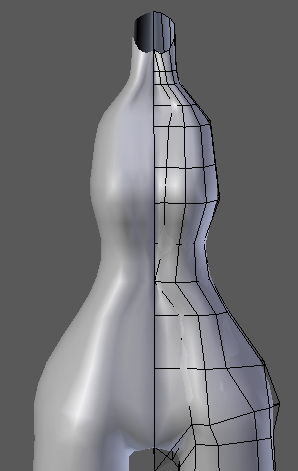 WIP MMD Model with extruded neck