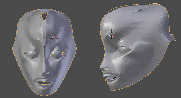 Final Product of Mr. Williamson's head tutorial