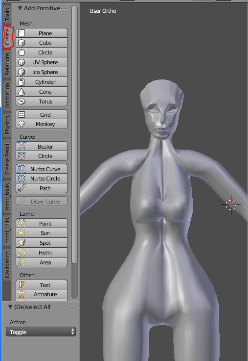 Blender Sculpting Female Body with Mouse - Free Base Mesh Download 