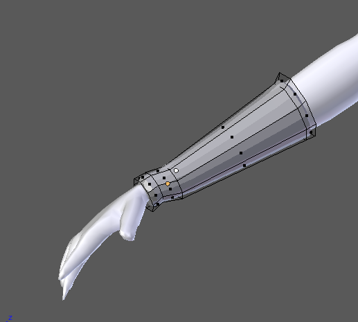 Cylinder with SubSurf Modifier and Loop Cuts