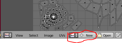 Location of 'New Image' button in Blender