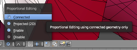 Proportional Editing Pop-Up