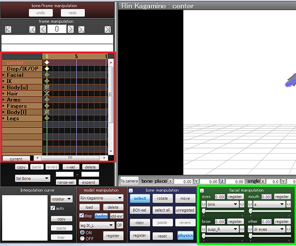 Display panes in MMD Circled