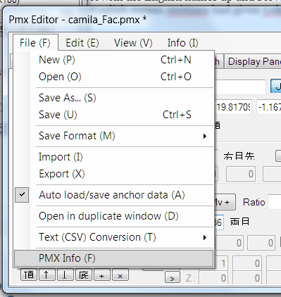 Path to PMX Info